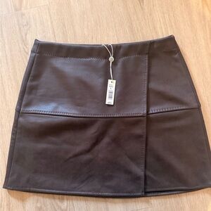 Brown Mini Skirt NWT